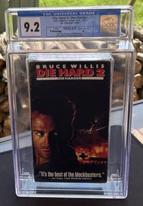 Die Hard 2: Die Harder (VHS, 1991) FOX Video, CGC Graded (9.2-A) - Picture 1 of 4