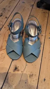 Brand new Khaki Green Sandals M&S - Picture 1 of 3