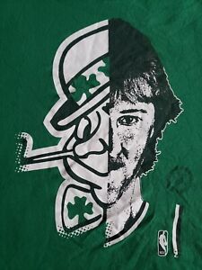 Majestic NBA Hardwood Classics Larry Bird #33 Boston Celtics Legend T-Shirt XL