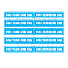 Non-Ethanol Fuel Only Warning sticker multi pack decal labels- gas powered items