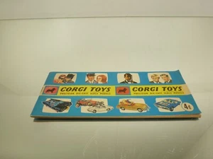 CORGI TOYS 4D CATALOGUE 1966 ENGLISH KATALOG KATALOGUS - GOOD CONDITION - Imagen 1 de 10