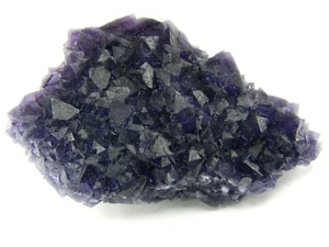 Purple cubic fluorite mineral specimen China 177.88 Grams - Picture 1 of 6