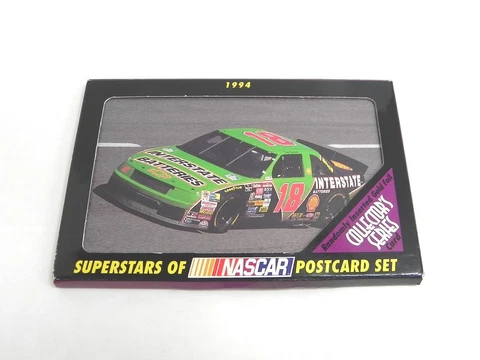 VINTAGE 1949 NASCAR SUPERSTARS POSTCARD SET #18 DALE JARRETT NEW UNUSED Cover