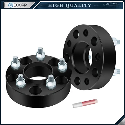 2 Pcs 1.5" 5x4.5 Hub Centric Wheel Spacers 1/2"x20 For Ford Mustang Explorer - Изображение 1 из 4