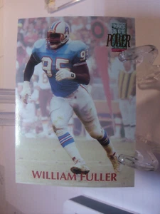 1992 Pro Set Power Football #195 - William Fuller - Houston Oilers 92-1098 - Picture 1 of 2