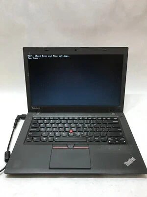 Lenovo ThinkPad T450 14" Intel i7-5600 NO RAM NO HDD/OS For Parts/Repair Read DW - Image 1 of 4