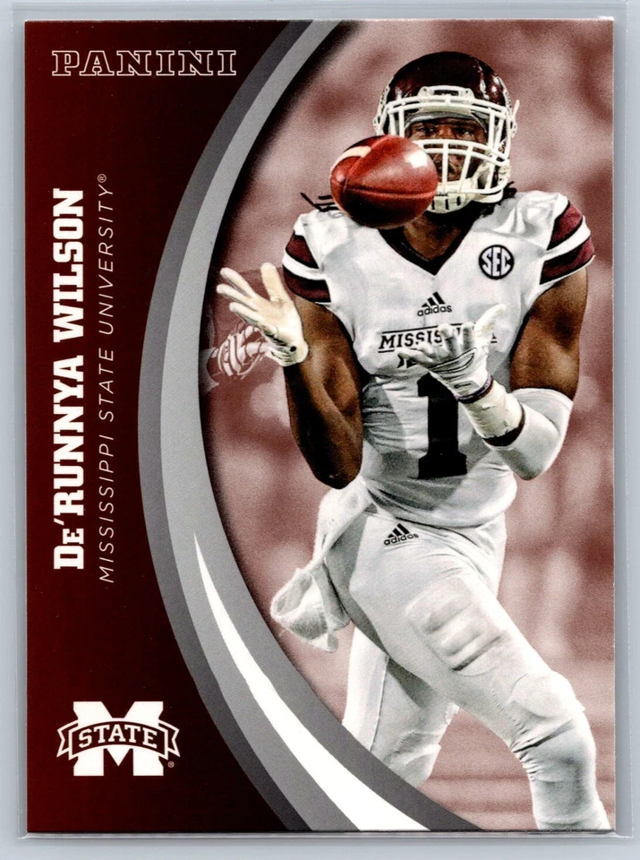 2016 Panini Collegiate Mississippi State De'Runnya Wilson Rookie RC #16 - Image 1 of 2