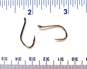 1000 VMC 7356 7356BN Black SureSet Dropshot Fish Hooks - size 2 - Picture 1 of 1