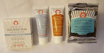 First Aid Beauty: Ultra Repair Cream, Face Cleanser, Slow Glow, Facial Rad Pads - Imagem 1 de 4
