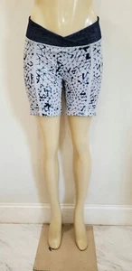 Lululemon Pedal Pace Shorts Blue Chamois Pad Cycling Bike Size 10 - Picture 1 of 11