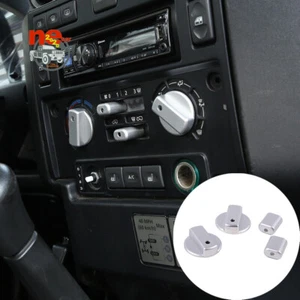 Cubierta de botón de interruptor de aire acondicionado de aleación para Land Rover Defender 90 110 130 04-18 - Imagen 1 de 11