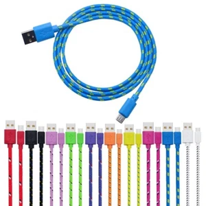 USB Geflecht Ladekabel Für iPhone Kabel 1m2m Schnell Datenkabel SchnellladekabeL - Bild 1 von 11