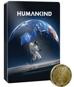 HUMANKIND LIMITED EDITION PC G1 STEELBOOK ONLY + COIN + POSTER METALCASE NEW - Picture 1 of 3