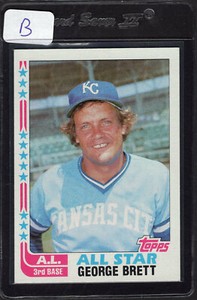 1982 Topps George Brett AS #549 Royals Nm/mt (B)