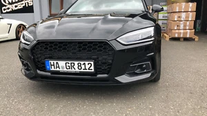 Sportgrill Kühlergrill für Audi A5 F5 B9 Grill Wabengrill Waben Schwarz S5 RS5 - Bild 1 von 1