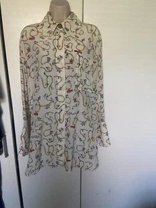 BLUSA LARGA MARNI X FRANK NAVIN CRACKERJACK TALLA 38 - Imagen 1 de 3