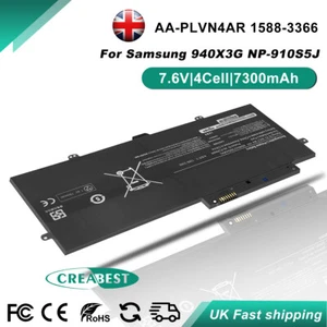 7.6V AA-PLVN4AR 1588-3366 BA43-00364A Bateria do SAMSUNG NP940X3G 930X3G 940X3G - Zdjęcie 1 z 12
