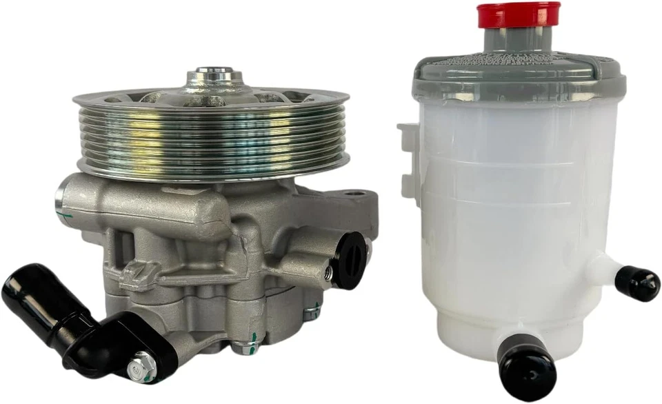 Power Steering Pump with Pulley & Reservoir Fit for 2008-2012 Honda Accord 2.4L Foto 1 de 4