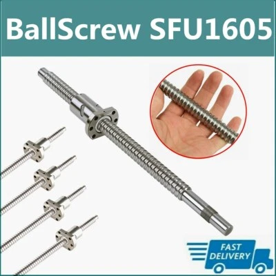 Ball Screw RM1605 SFU1605 250mm~2000mm BallScrew End Machined W Single Ballnut - Image 1 of 4