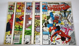 Amazing Spiderman #340 341 342 343 345! 1991! 1st Carnage Symbiote! Venom! - Picture 1 of 6