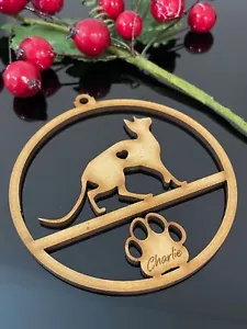 PERSONALISED SPHYNX CAT CHRISTMAS BAUBLE ORNAMENT | HANGER | DOCORATION | XMAS | - Picture 1 of 1