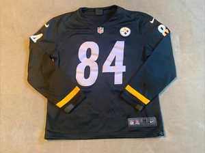 Pittsburgh Steelers Jersey Sweater Mens Medium Black Nike Antonio Brown #84 NFL - Picture 1 of 10