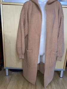 Cliche Wool cardigan sweater hooded size M - Picture 1 of 12