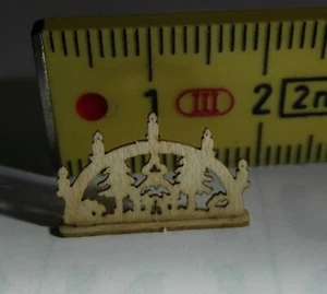 Mini-Mini-Schwibbogen 16x10x2mm verschiedene Motive / Deko, Puppenstube usw. - Bild 1 von 18