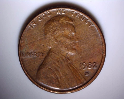 1982 D  LINCOLN WHEAT CENT - WOODY ON BOTH SIDES Cover