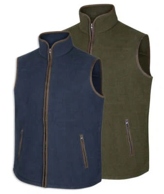 Hoggs of Fife Mens Woodhall Lightweight Fleece Country Gilet Bodywarmer (S-3XL)