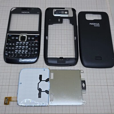 Original Nokia E63 Full Cover Black + keypad latin qwerty NEW EOL RARE ITEM - Image 1 of 2