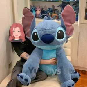 Lilo&stitch Plush Stuffed Cartoon Animal Couple Doll Sleeping Pillow Soft - Picture 1 of 12