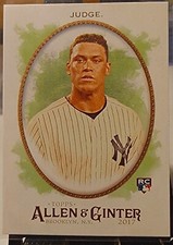 2017 Topps Allen & Ginter AARON JUDGE Rookie Card RC #172 NEW YORK YANKEES