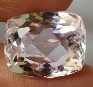 AAA+ Pink Topaz 17.75 Ct. Cushion Cut Flawless Loose Gemstone Gift for Women/Her - Imagen 1 de 6