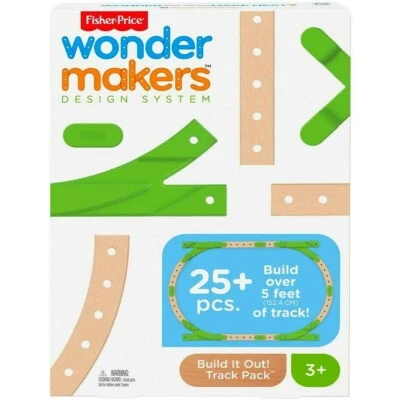 Fisher-Price Wonder Makers Design System Build it Out! Track Pack - 25 pc Set - Image 1 of 4