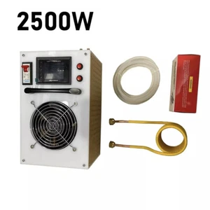 2500W Induction Heating Machine High Frequency Metal Smelting Furnace + Crucible - Picture 1 of 9
