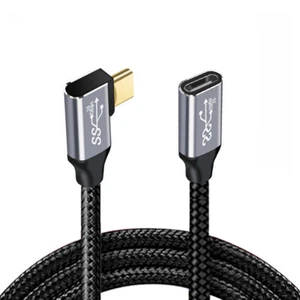 Cablecy USB-C USB 3.1 Type C Male to Female Extension Data Cable 10Gbps 100W - Picture 1 of 9