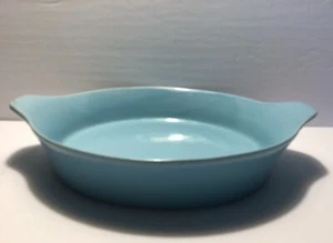 VINTAGE RUNDE AUFLAUFFORM, BABYBLAU  - Bild 1 von 4