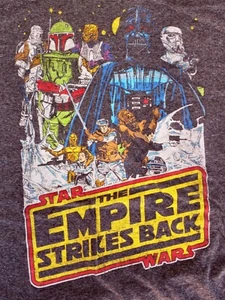 Star Wars The Empire Strikes Back 2XL Fifth Sun 50/50 Dark Gray Or Black - Picture 1 of 6