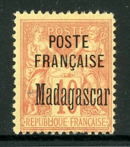 Madagascar 1895 French Colony 40¢ Red/Straw Scott # 18 Mint I22 - Picture 1 of 2