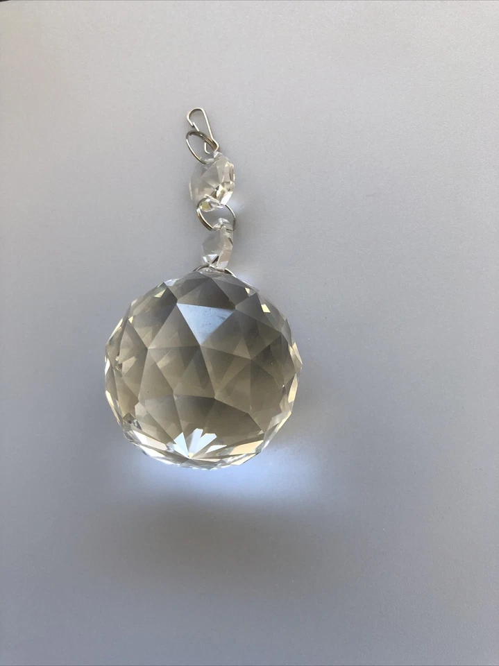 MARKENLOS Kristall Glas für Lüster Kronleuchter Lampen Dekorativ Ersatzteil Ø45mm L: 100mm