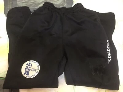 Детские молодежные черные спортивные штаны Diadora Guam Football размер Youth средний - Изображение 1 из 4