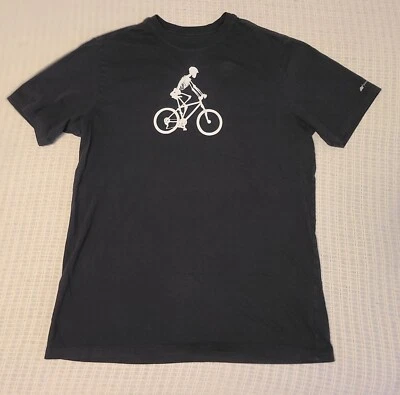 Camiseta negra para montar en bicicleta Skeleton para hombre L Eastern Mountain Sports aventura Foto 1 de 4