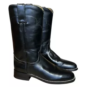Botas Roper de cuero negras para mujer TONY LAMA estilo rodeo 7501L talla 4B vaquera - Imagen 1 de 9