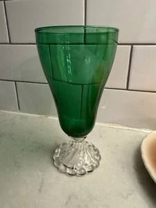 Anchor Hocking Forest Green Burple Inspiration 6.75 Iced Tea Water Glass - Picture 1 of 6