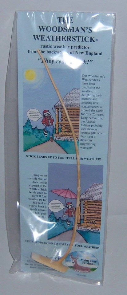 Maine Woodsman’s Weather Stick - Image 1 of 1