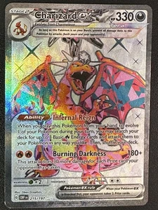 Pokemon TCG Charizard ex - SV03: Obsidian Flames 215/197 Ultra Rare - Picture 1 of 2