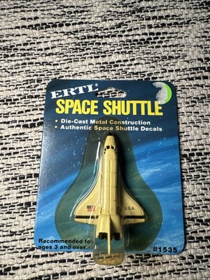 Nuevo de Lote Antiguo Artículo #1535 Transbordador Espacial de Metal Fundido a Presión NASA EE. UU. ESPACIO Calcomanías Auténticas Foto 1 de 2