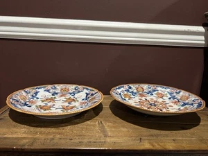 Makkum Tichelaar Delft Fruit Strainer Porcelain Plate Set - Picture 1 of 8