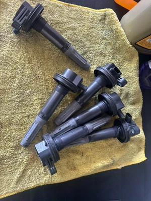 Ford Mustang GT 2011-2014 5,0 paquete de bobinas Coyote x 1 OEM FR3E 12A375 AA Foto 1 de 2